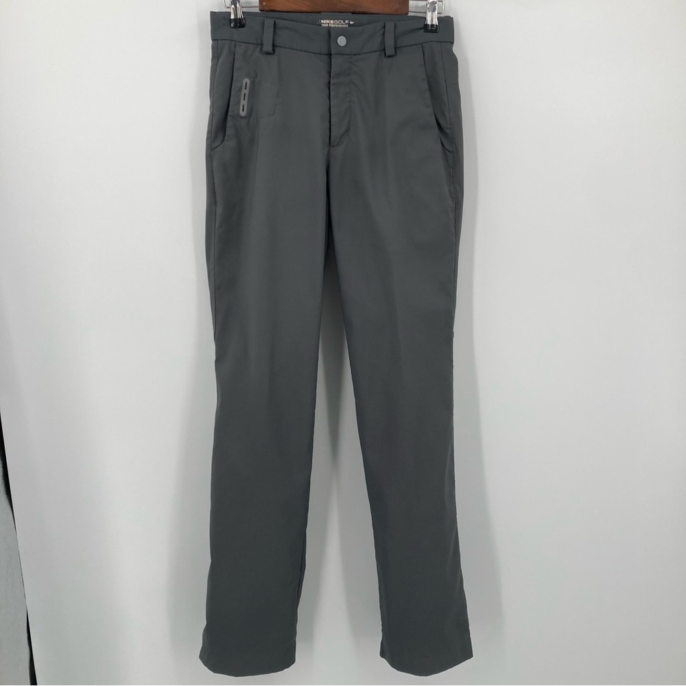 Nike Golf Tour Performance Mens Pants Dri-fit Straight Leg Grey W28 L32
